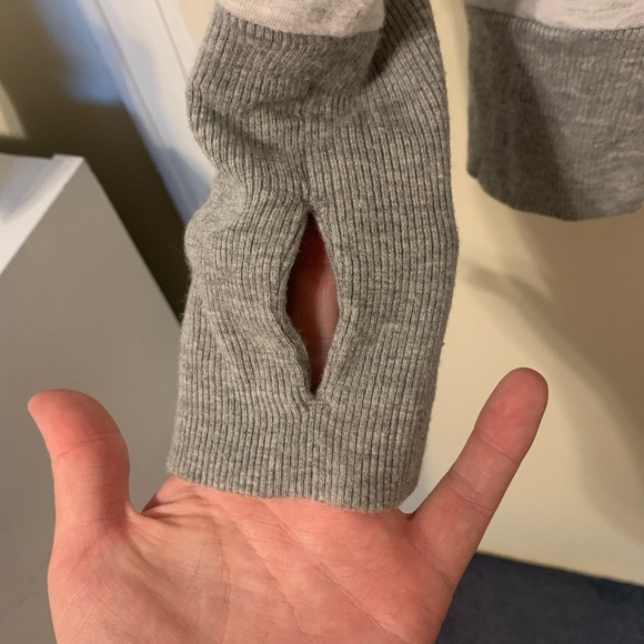 Gray athletic sweatshirt - Picture 3 of 5